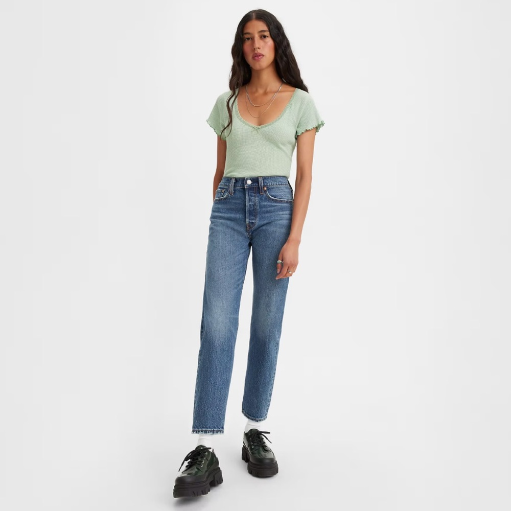 Levi’s Wedgie Straight Fit Dark Wash Jeans 30